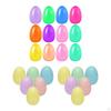 12 Stück Befüllbare Ostereier Korbfüller 6cm Spielzeug Partygeschenke zum Befüllen mit Süßigkeiten Gruppe