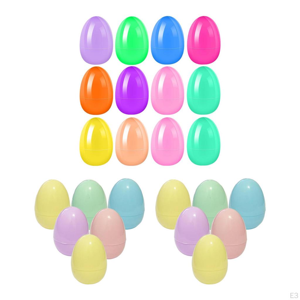 12 Stück Befüllbare Ostereier Korbfüller 6cm Spielzeug Partygeschenke zum Befüllen mit Süßigkeiten Gruppe