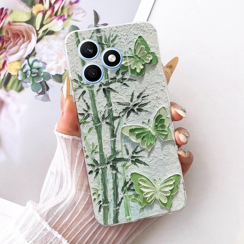 For Honor X8d 4G Case Cool Fashion Painted Cover 6.77'' Soft Silicone Phone Case For Honor X8d X 8d HonorX8d 4G Back Cover Coque