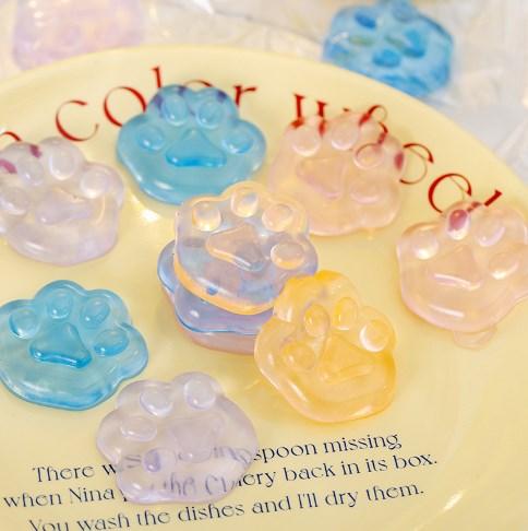 

1Pcs Cat Claw Super Soft Squeeze Toys Creative Relieve Stress Release Toy Jelly Mini Cat Paws Transparent Squeeze Toys For Kids