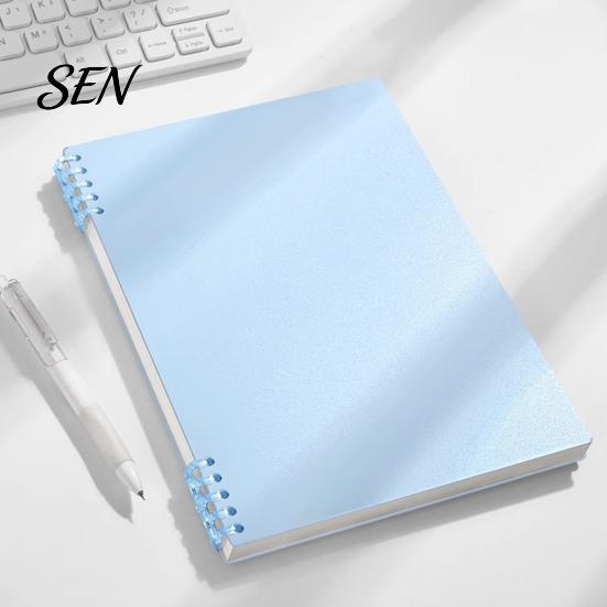 Grid Paper for Drawing A5 Spiral Notebook, Lined /Horizontal Grid/Blank Inner Page, Multifunctional Writing Pad Morandi Solid Color Cover Sketchbook