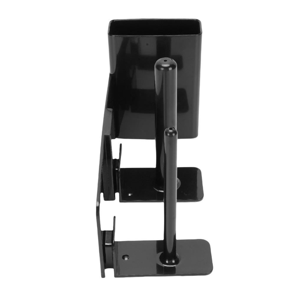 ABS Cup Dispenser Black Side Mounted Rack Durable Straw Organizer Slushie Machine