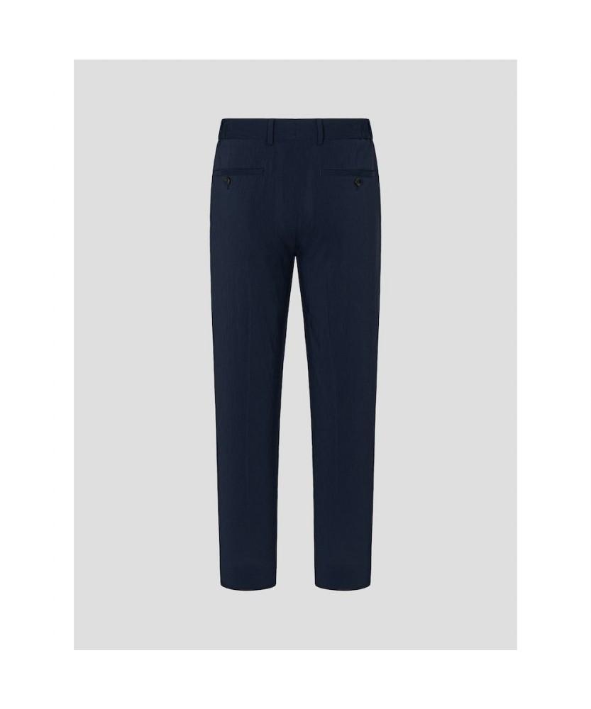 GLXY (GALAXY LIFESTYLE) Glxy [Galaxy Lifestyle][Sammu Clothing] Lightweight Crease Slacks Navy