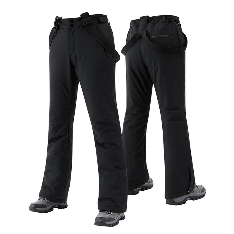 Unisex Winter Ski Pants: Warm, Thick, Windproof, Waterproof for Alpine Skiing & Snowboarding