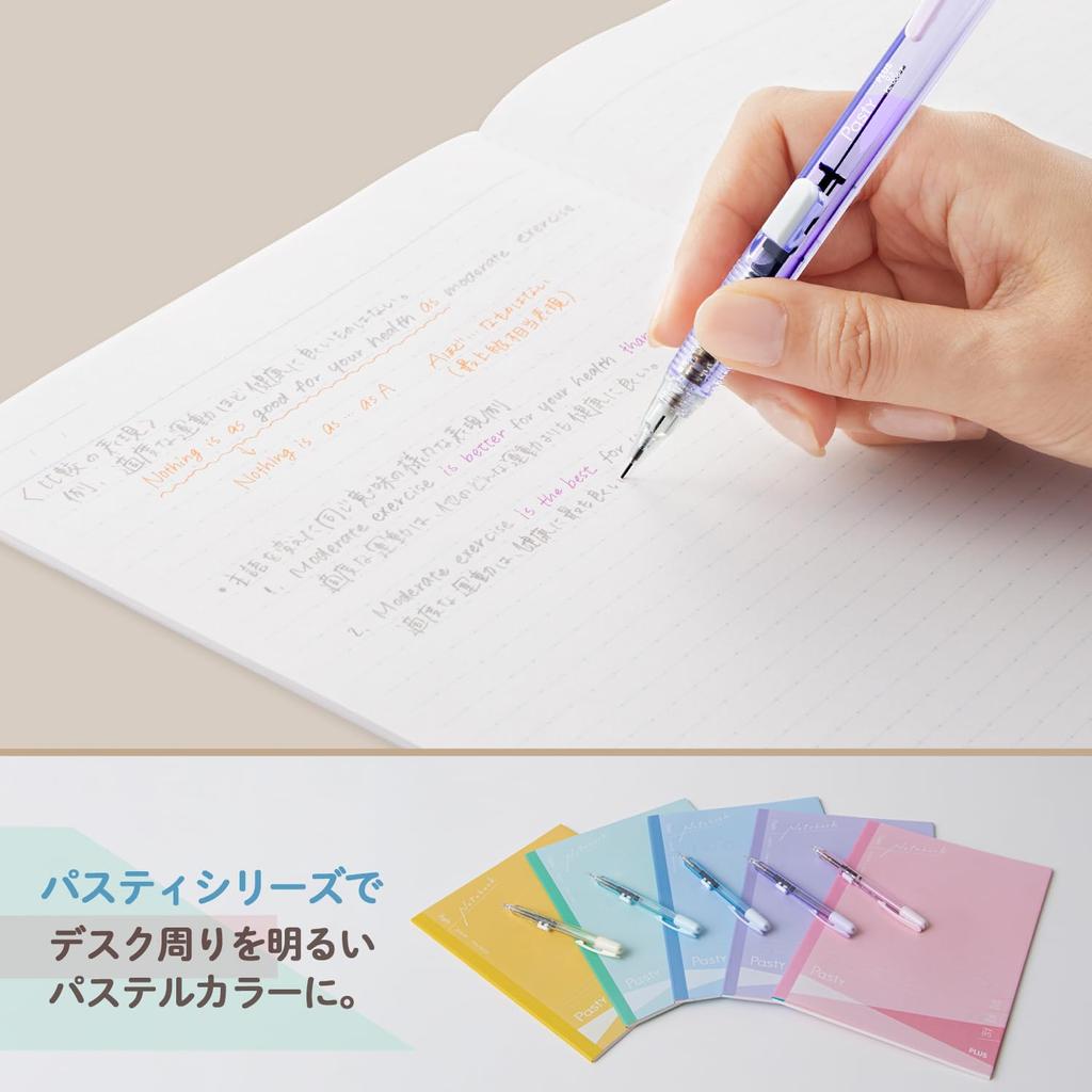 Notebook Plus Note Pasty Wireless Binding Notebook Semi B5 5 Color Set Limited NO-003D-P
