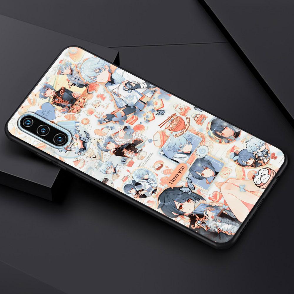 Genshin Impact Phone Case For Huawei P30 Lite P50 Pro P20 P40 Lite E P Smart Z 2021 Y6 Y7 Y9 2019 Y6p Y9s Y7a Silicone Cover