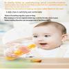 Baby Fruit and Vegetable Feeder Teether with Silicone Spoon