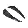 2PCS Coche Lado Aleta Barro Salida de Aire Molduras Cubiertas Izquierda Derecha Goma Negro Decoración Universal