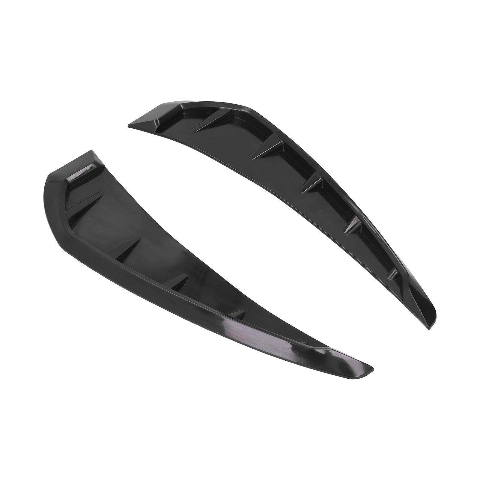 

2 шт. автомобильные боковые брызговики вентиляционные накладки накладки слева и справа резиновые черные универсальные украшения