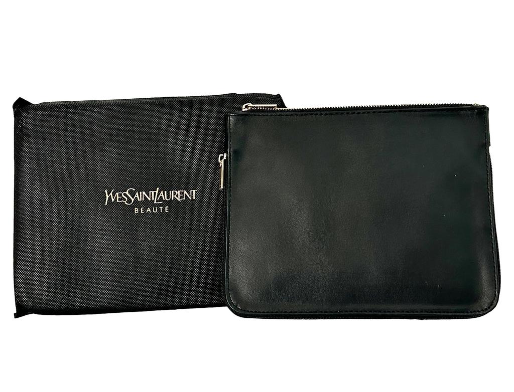 Yves Saint Laurent Original Pouch with Gusset, Black