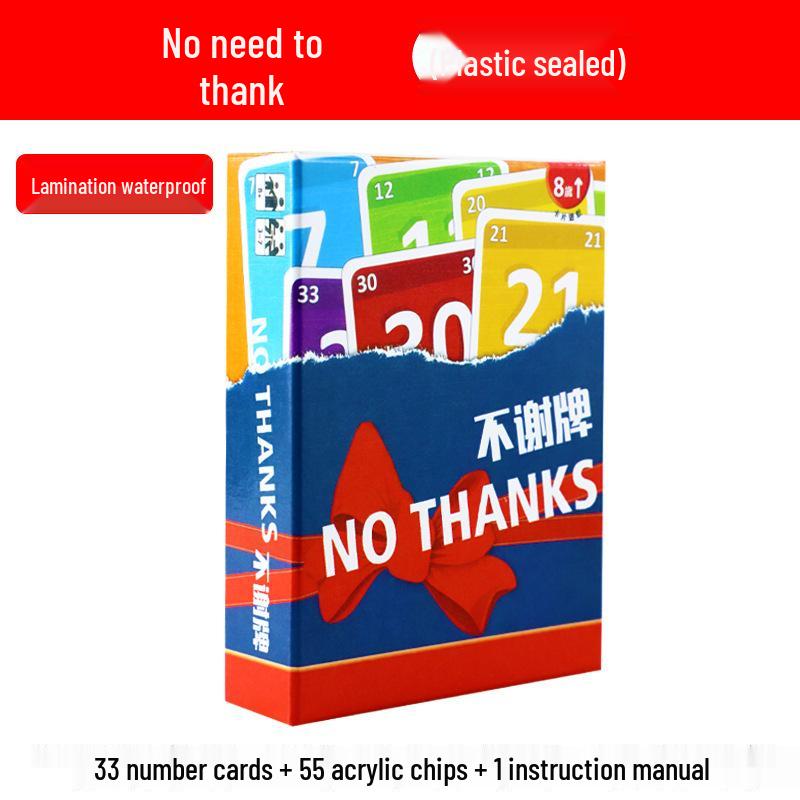 No Thanks! Family Card Game – A Fun, Strategic Game for Gatherings