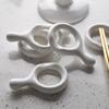 6pcs Ceramic Chopsticks Rack Home Ornament Spoon Rest New Chopstick Holders  Dining Table Decoration