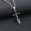Anime Saber Pendant Necklace Emiya Cross Jewelry Accessories for Women Men Gifts