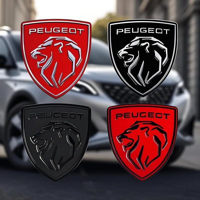 Peugeot Car 3D Metal Badges Trunk Body Window Side Decoration Sticker For Peugeot 308 3008 Rifter 5008 508 301 408 4008 2008 208