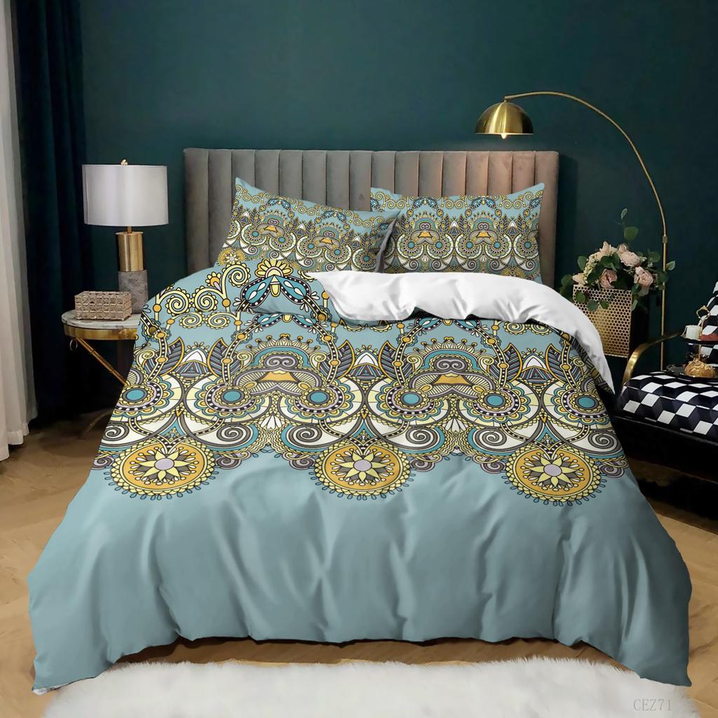 Ethnic Pattern Quilt Set Three-piece Digital Printing Kit