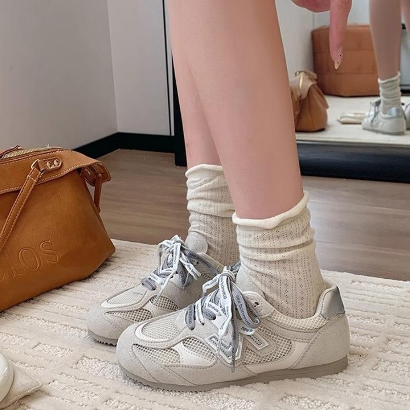 Sports flat bottom women's mesh breathable casual shoes women's summer new fashion versatile women