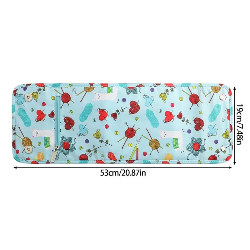 Multifunctional Knitting Needle Organiser Travel Circular Needle Storage Pouches For Knitting Tool Sewing Accessories
