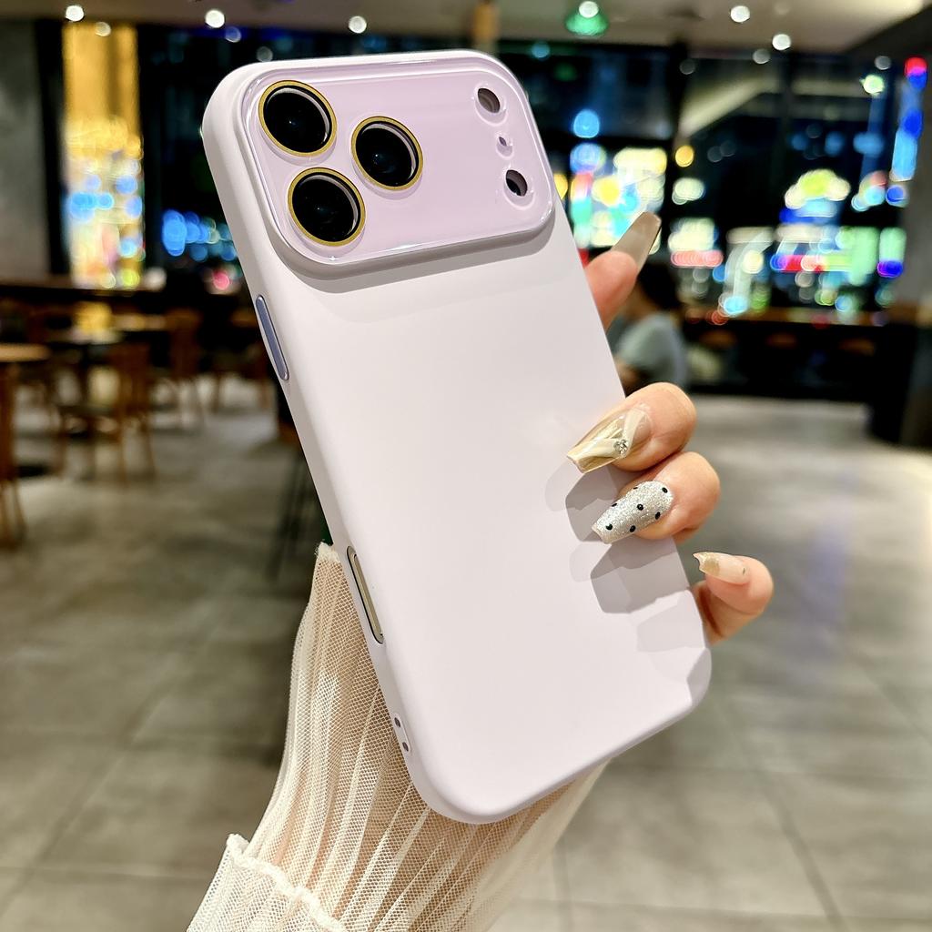New Liquid Silicone Crystal Lens Film Case For iPhone 17 Air 16 15 14 13 12 11 Pro Max Plus Camera Protection Matte Soft Cover