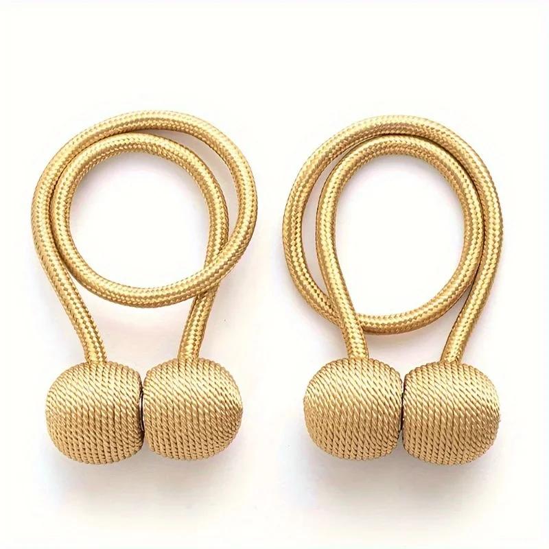 2PC Magnetic Curtain Tiebacks Earphone Design Shower Curtain Holders Decorative Bathroom Home Accessories Decoration Hooks
