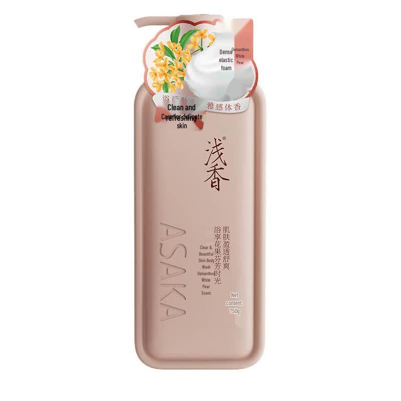 ASAKA Osmanthus & White Pear Niacinamide Shower Gel