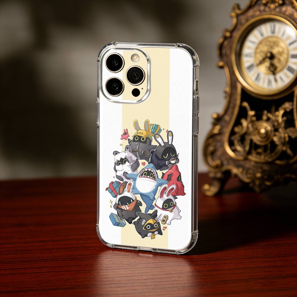 Game Zenless Z-Zone Zero Bangboo Phone Case For iPhone 17 16 15 14 13 12 11 Mini Pro Max Plus Transparent Cover
