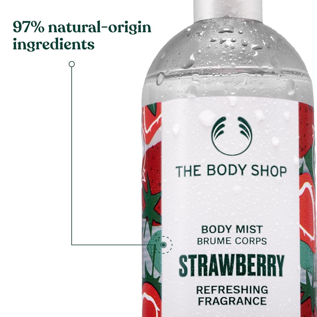 The Body Shop Strawberry Body Mist 100 ml Long Lasting Fruity Scent Refreshing Body Spray