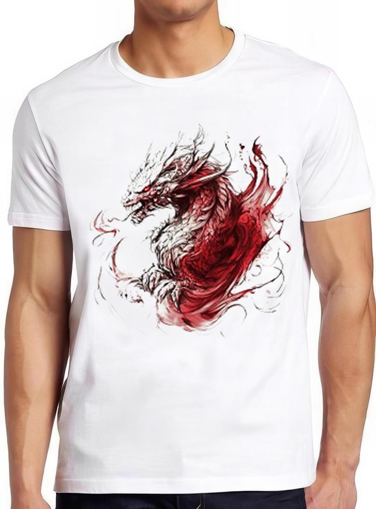 Dragon Mythology Mythology Sketch Humorous Hilarious Witty Funny Music Gift Tee T Shirt 2233