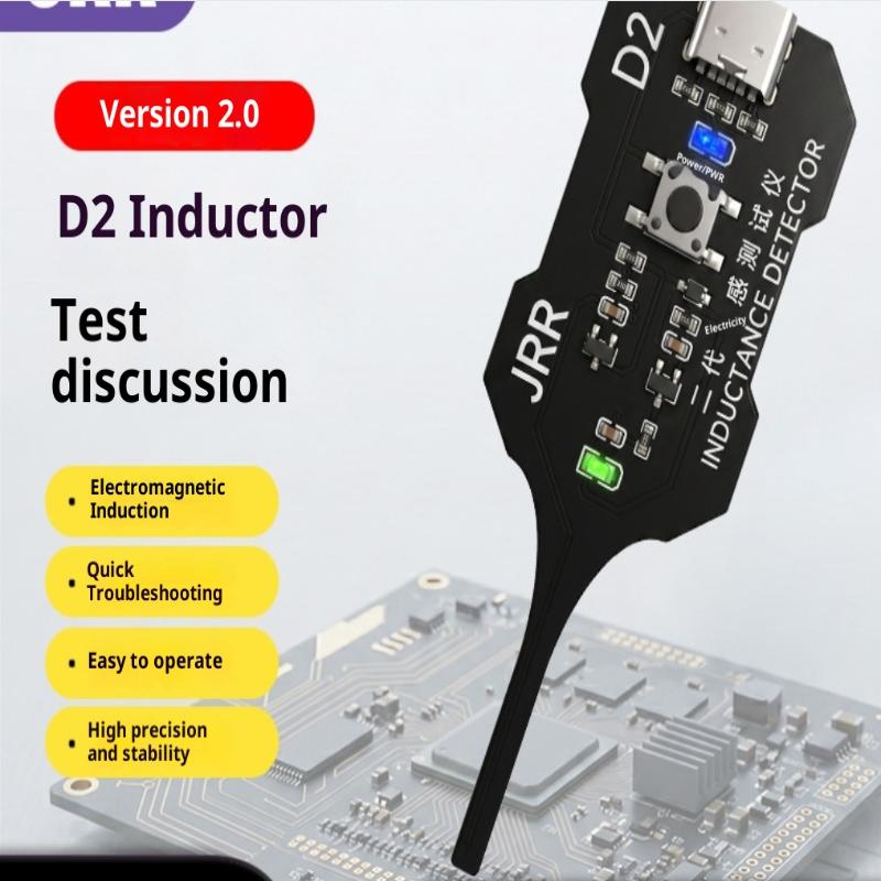 

V2.0 Type-C Inductance Tester Motherboard Coil Tester For Phone Component Fault Detection Repair Tools 1pc