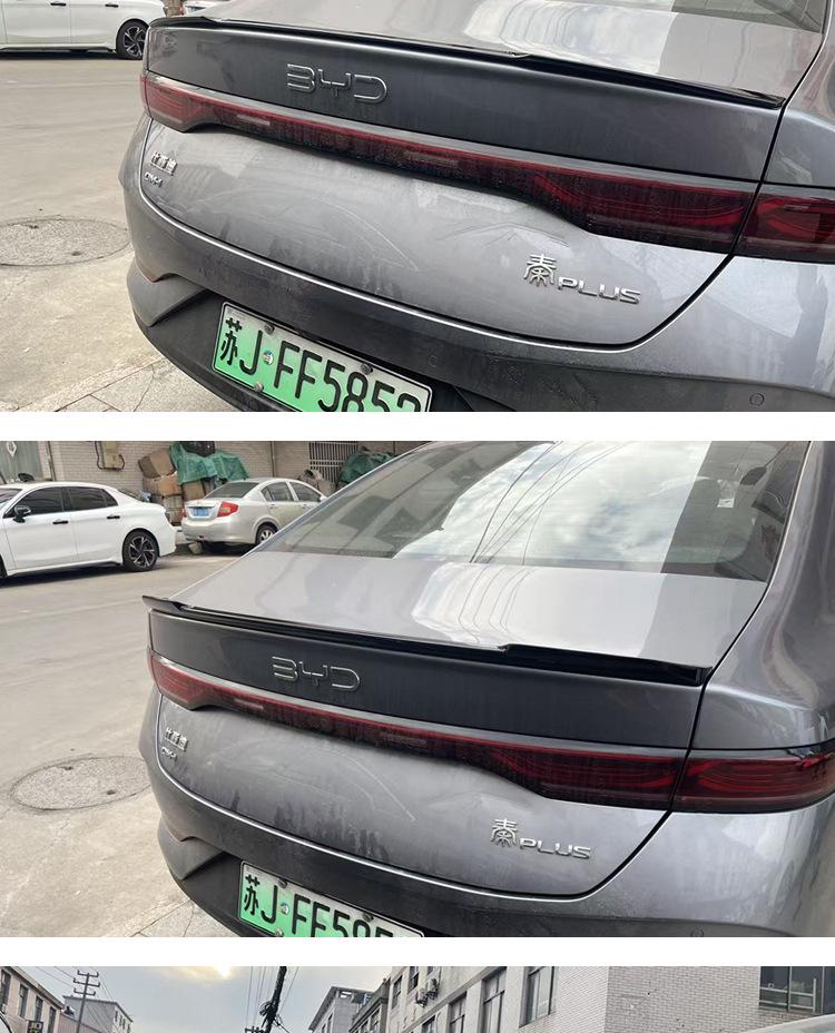 Compatible Rear Spoiler for BYD Qinplus DMI - No-Drill Installation for 25/26 Models