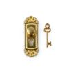 Carino Vintage Divertente 1/12 Scala Casa delle Bambole Miniatura Serratura Porta e Chiave Casa delle Bambole Fata Mini Porta Retro Metallo Accessori Fai da Te