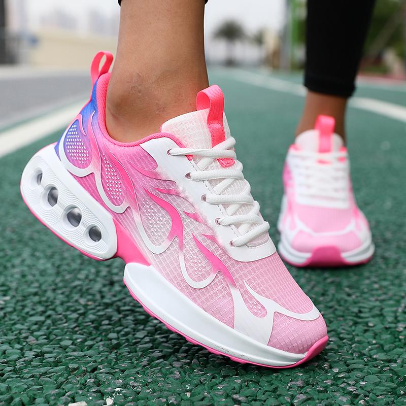 Women Air Cushion Running Shoes High Quality Women Sneakers Versatile Mesh Breathable Walking Shoes Tennis Sport Shoes