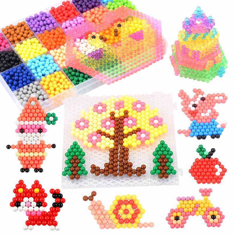 3D Water Mist Magic Beads DIY Kit: Child-Friendly, Water-Soluble Toy for Creative Projects