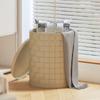 Leather Dirty Laundry Basket Woven Storage Baskets Bathroom Multifunction Organizing Baskets Decorative Clothes Basket with Lid