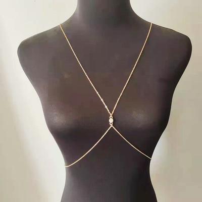 Beach Style Waist Chain for Women Fashion Simple Rhinestone Zircon Women Sexy Bikini Accessories Body Chain
