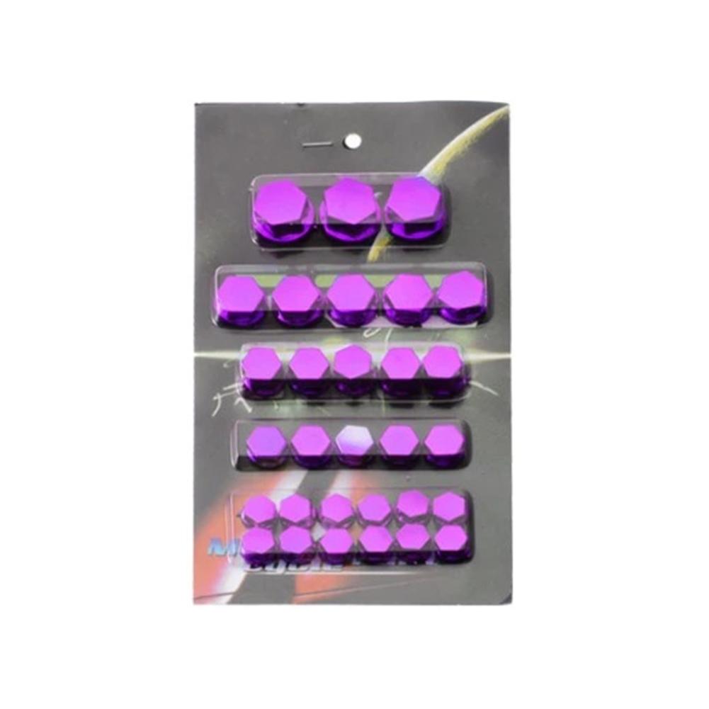 1,4/1,2/1/0,8 cm Dekorace šroubového uzávěru na úpravu motocyklu Univerzální pro většinu motocyklů Beneli Barevný kryt matice Accesso V3k7