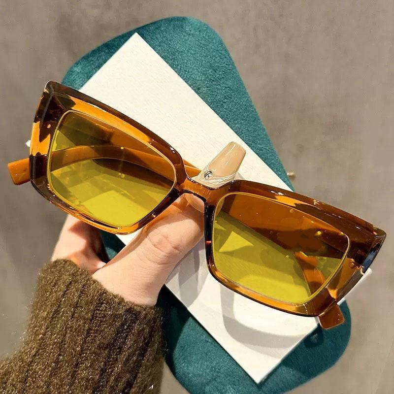 Neues Design Quadratischer Rahmen Nachtsicht Lesebrille Trends Damen Großer Rahmen Hochauflösend Anti-Fernlicht Weitsichtbrille
