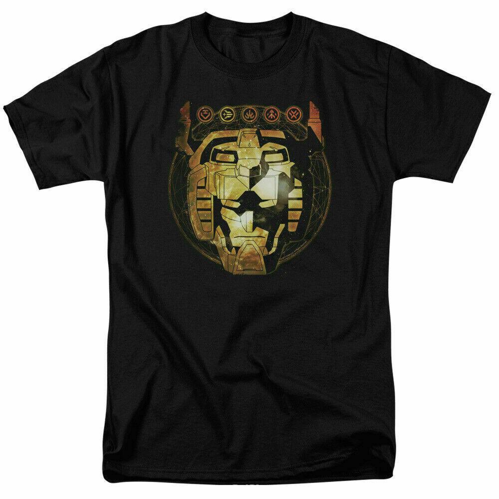

26 Voltron Legendary Defender Head Space T Shirt Mens Licensed Cartoon Black Unisex T-Shirt XXXL