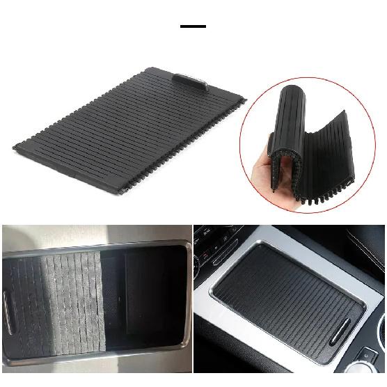 For Mercedes Benz X204 GLK Car Inner Indoor Centre Console Roller Blind Cover Water Cup Holder Storage Sliding Roller Blind