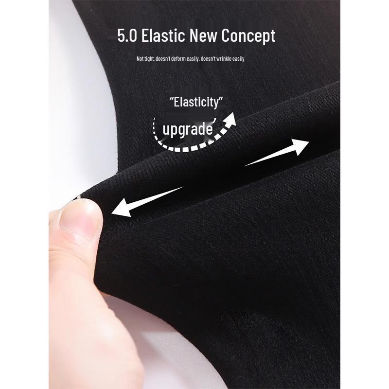 2025 Women's High Waist Black Stretch Slimming Flare Pants