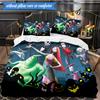 Halloween Jack 3pcs K-pop music group Bedding set,Ideal for Bedroom, Dormitory,Including Duvet Cover And 2pcs Pillowcases,Fan gifts