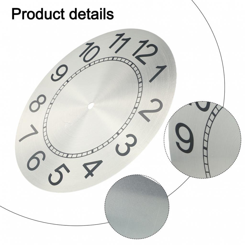 9.5 Inch Clock Face Aluminium Clock Dial Arabic Numeral Clock Dial