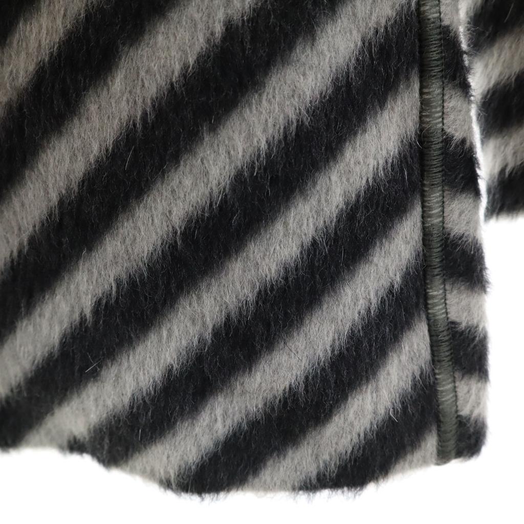 GIORGIO ARMANI Italian Alpaca Blend Overall handle Jacket 36 Gray Women Used