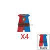Medieval Military Castle Knight Accessories Building Block Roman Figure Soldier Crusader Viking Shield Armor Eagle Brick Toy S01