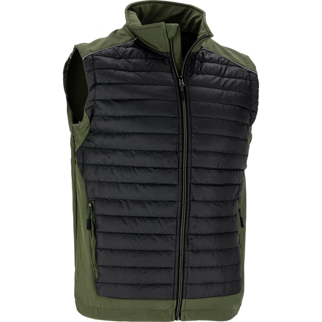 Insulated Sleeveless Jacket Black-Green, "", Ce, Lahti