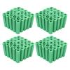 100Pcs M6 Expansion Pipe Plastic Wall Plug Fixing Expansion Tube Accessory Green