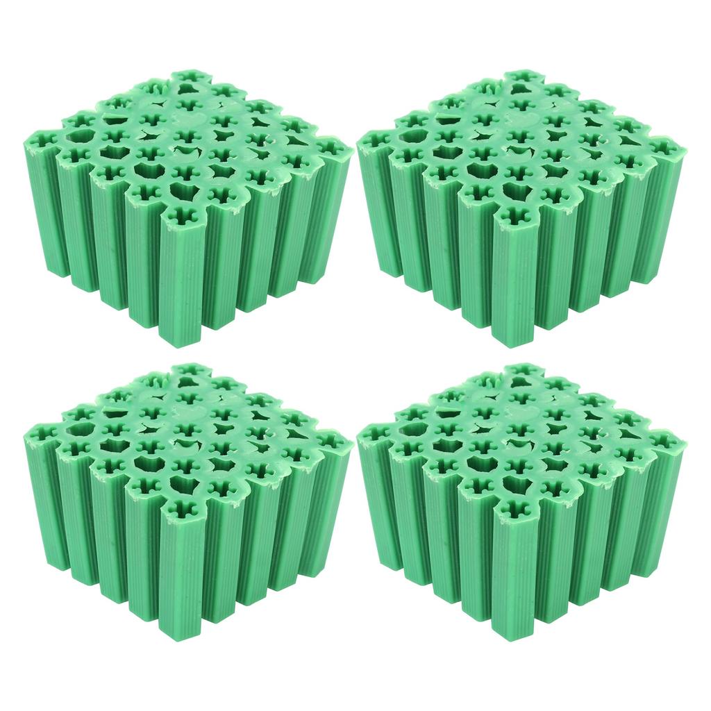 100Pcs M6 Expansion Pipe Plastic Wall Plug Fixing Expansion Tube Accessory Green