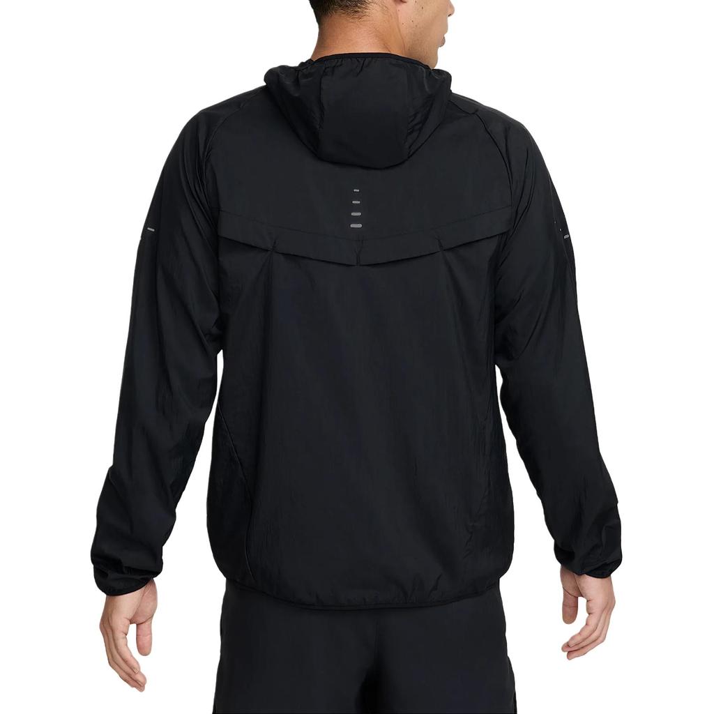 Nike Solid Color Hooded Long Sleeve Zip Jacket Men Jackets Black HV4549010