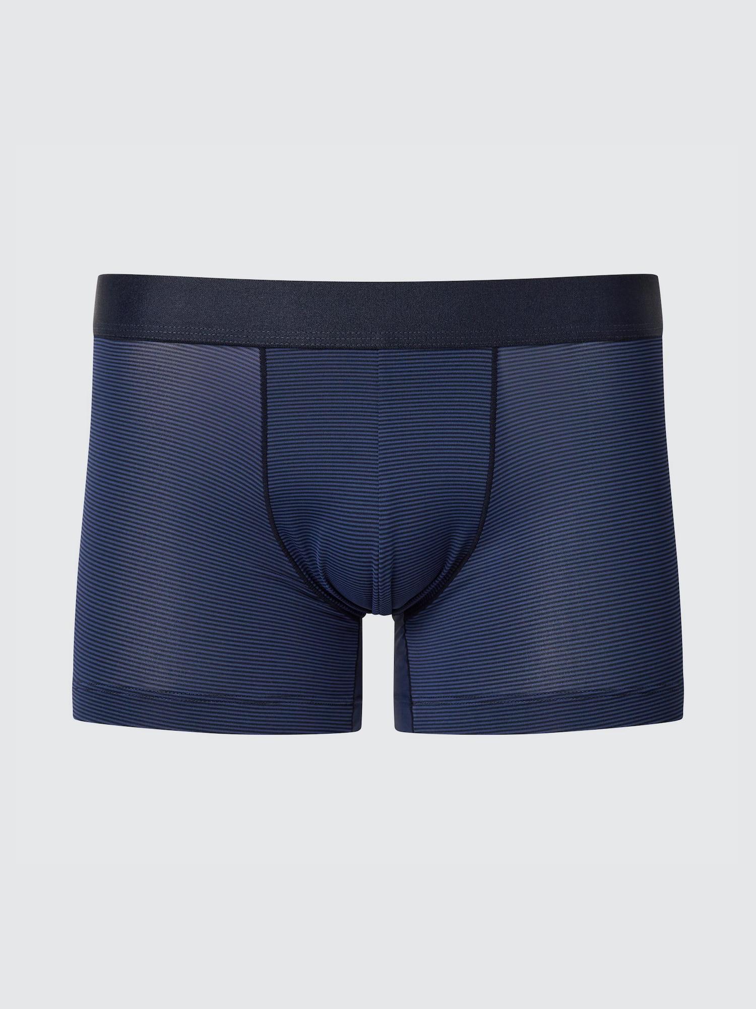 

Трусы-боксеры Uniqlo Airism с низкой посадкой, в полоску 68 BLUE/MEN 4XL