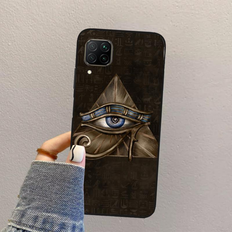 Egyptian Eye of Horus Art For Huawei Nova 10 9 SE 8i 11i 12i 12s Y60 Y61 Y70 Y90 Y72 Y73 Y91 P60 Pro P40 P30 Lite Case