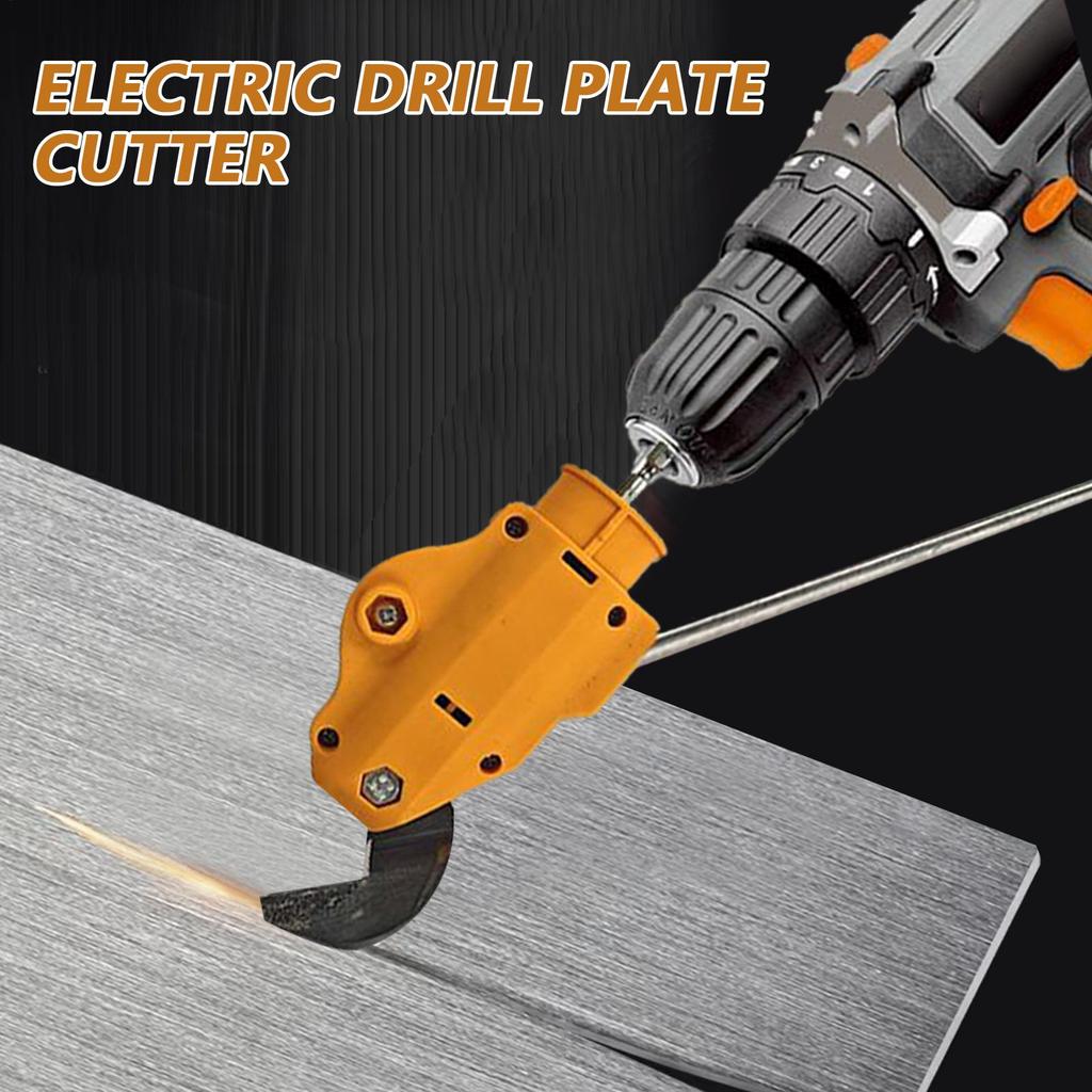 Metal Shears Drill Attachment Metal Cutter Drill Attachment Metal Cutting Tool Accessory For Iron Aluminum Steel Copper Tin